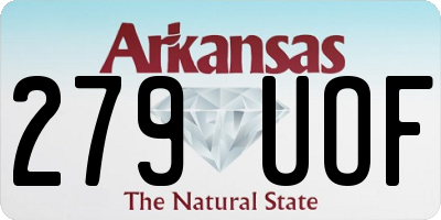 AR license plate 279UOF