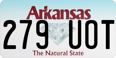 AR license plate 279UOT