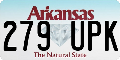 AR license plate 279UPK