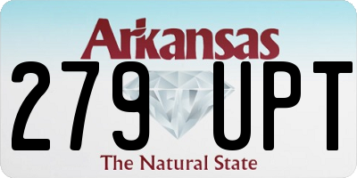 AR license plate 279UPT