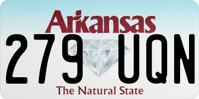 AR license plate 279UQN