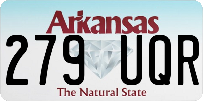 AR license plate 279UQR