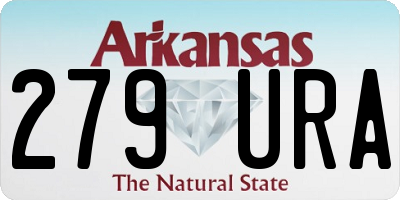 AR license plate 279URA