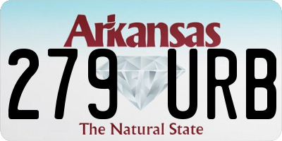 AR license plate 279URB