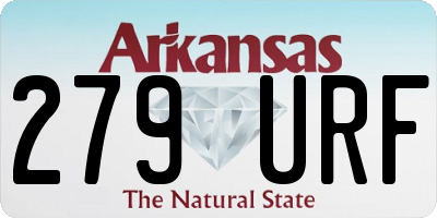 AR license plate 279URF