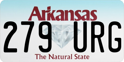 AR license plate 279URG
