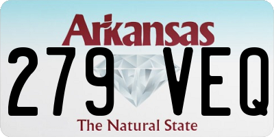 AR license plate 279VEQ