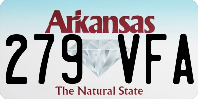 AR license plate 279VFA