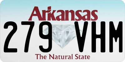 AR license plate 279VHM