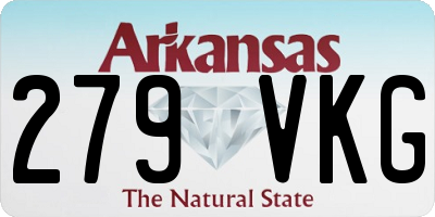 AR license plate 279VKG