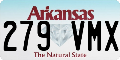 AR license plate 279VMX