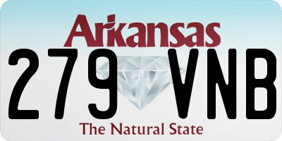 AR license plate 279VNB