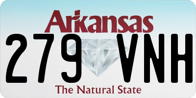 AR license plate 279VNH