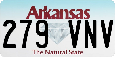AR license plate 279VNV