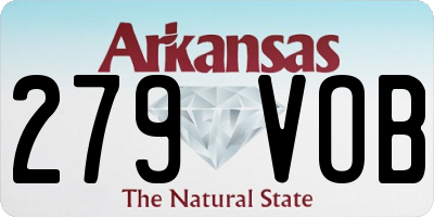 AR license plate 279VOB