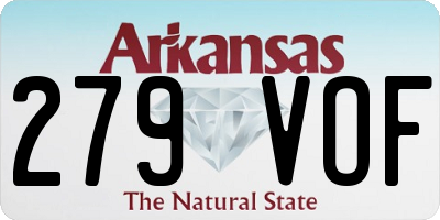 AR license plate 279VOF