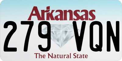 AR license plate 279VQN