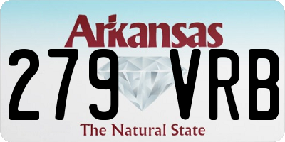 AR license plate 279VRB