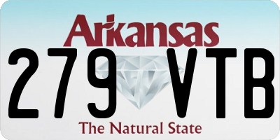 AR license plate 279VTB