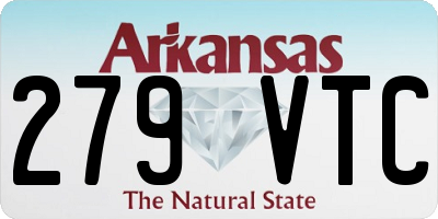 AR license plate 279VTC