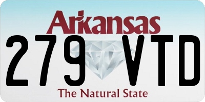 AR license plate 279VTD