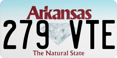 AR license plate 279VTE