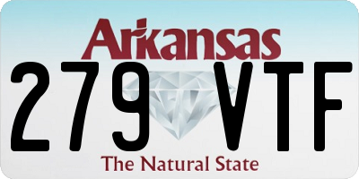 AR license plate 279VTF