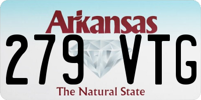 AR license plate 279VTG
