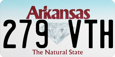 AR license plate 279VTH