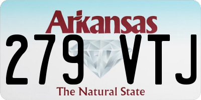 AR license plate 279VTJ