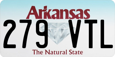 AR license plate 279VTL