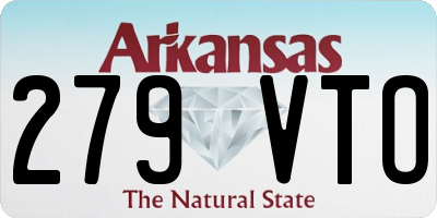 AR license plate 279VTO