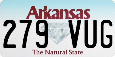 AR license plate 279VUG