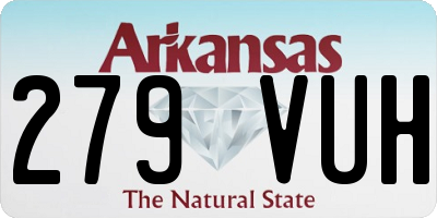 AR license plate 279VUH