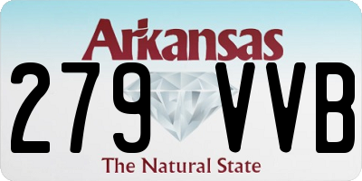AR license plate 279VVB
