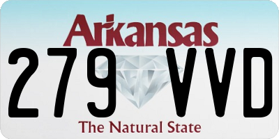 AR license plate 279VVD