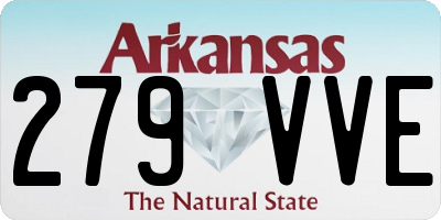 AR license plate 279VVE