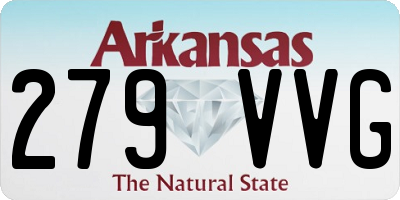 AR license plate 279VVG