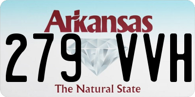AR license plate 279VVH