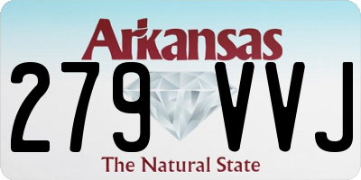 AR license plate 279VVJ