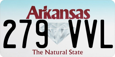 AR license plate 279VVL