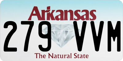 AR license plate 279VVM