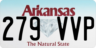 AR license plate 279VVP
