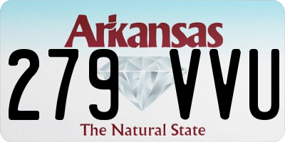 AR license plate 279VVU