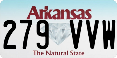 AR license plate 279VVW