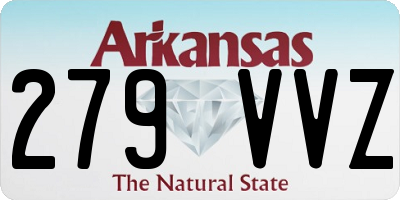 AR license plate 279VVZ