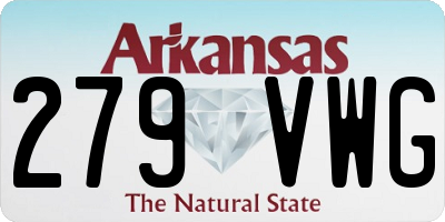 AR license plate 279VWG