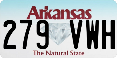 AR license plate 279VWH