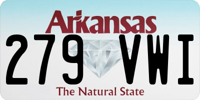 AR license plate 279VWI