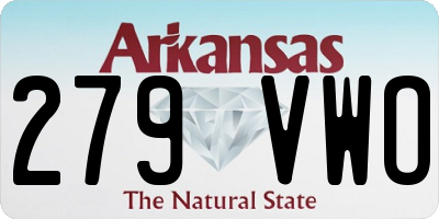 AR license plate 279VWO